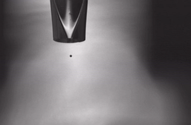 MicroFab Inkjet喷墨打印-φ30μm的液滴-Sweep模式下的微液滴观测（频闪观测法）